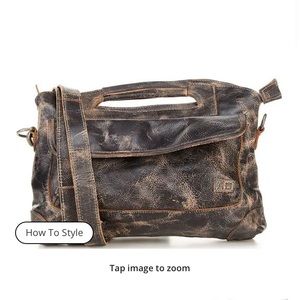 Bed Stu- Greenway distressed all leather cross body